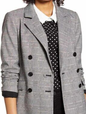 Tommy Hilfiger houndstooth blazer size 8